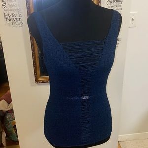 Navy blue gorgeous top